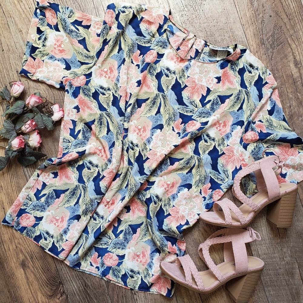 HERITAGE ROAD FLORAL SHIRT SIZE L